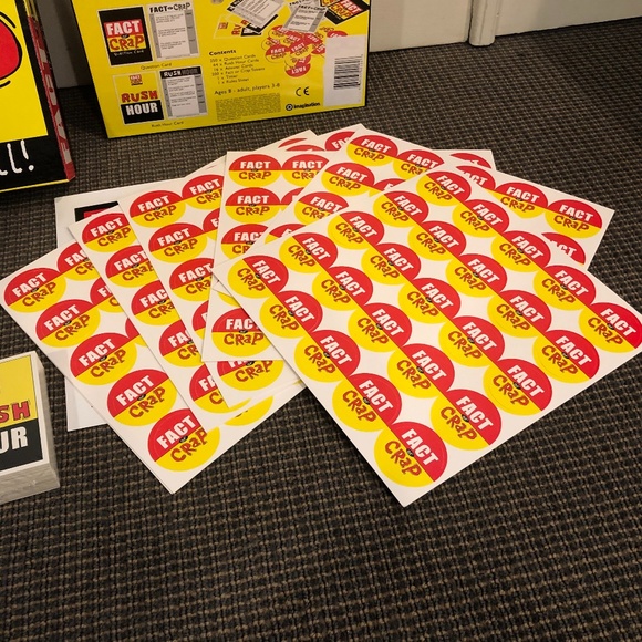 FACT OR CRAP IT'S YOUR CALL! BOARD GAME - NEVER USED - Picture 5 of 8